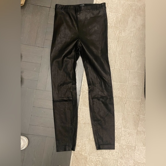 Intermix Melanie Leather Leggings - Picture 3 of 11